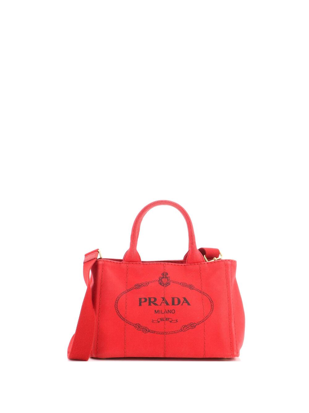 Prada Canapa Convertible Tote Canvas #368722P10B